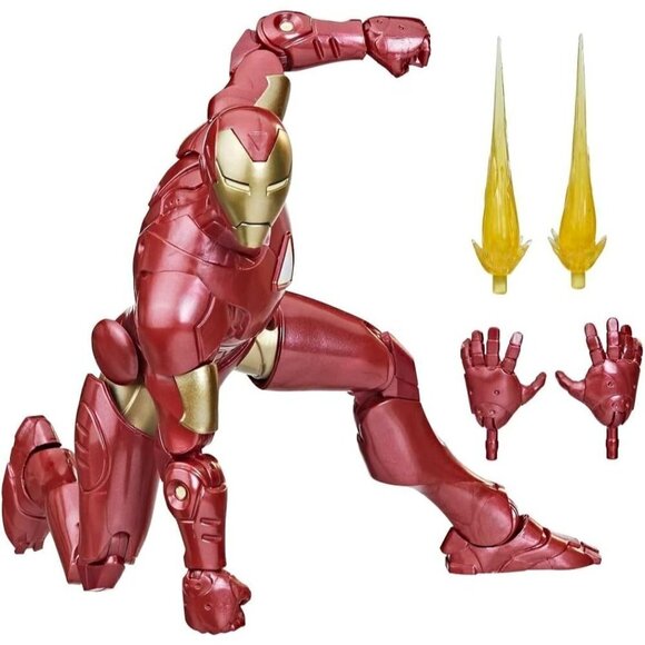 Other - 6" Marvel Legends Series Iron Man Classic  Comic Collectible Action Figure - Red